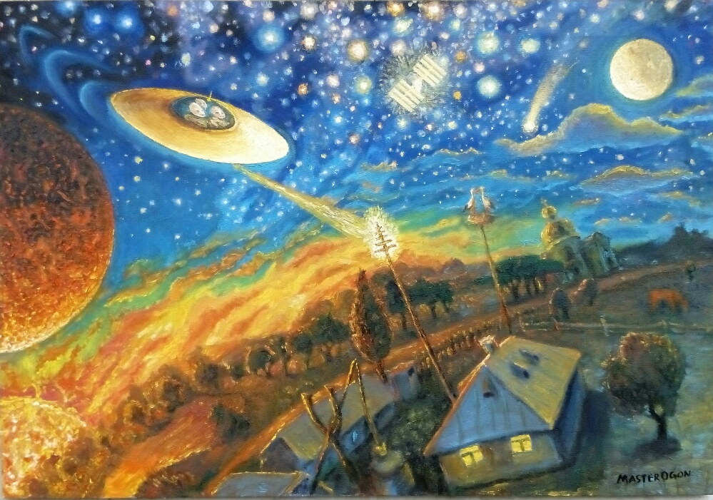 Extraterrestrial UFO art