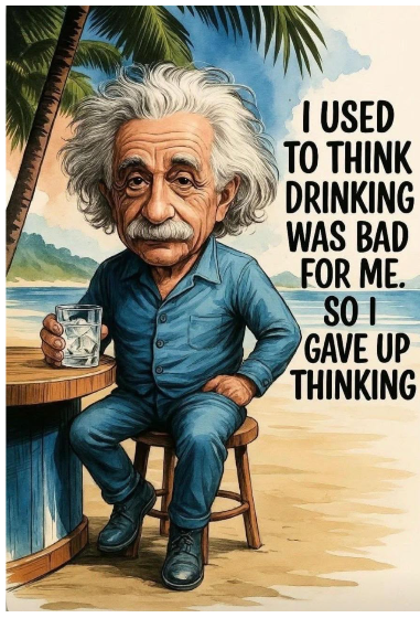 The thinking and the drinking...