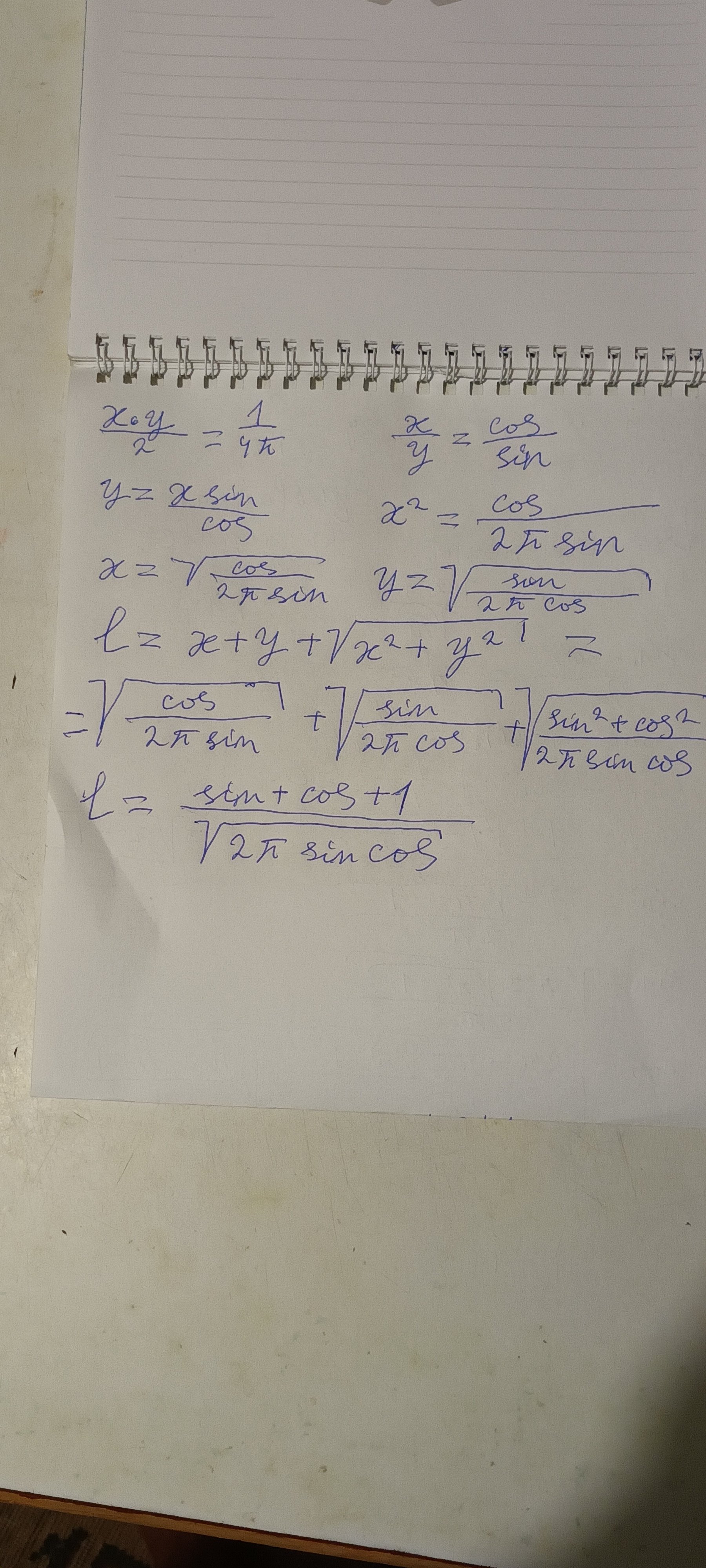 Standard area and relative perimeter.